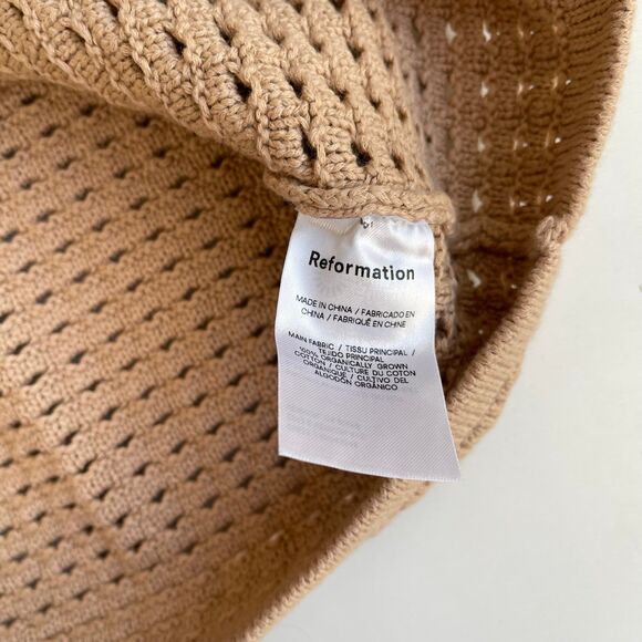 Reformation Martel knit halter dress large Beach Swim Cover Up - Picture 5 of 8